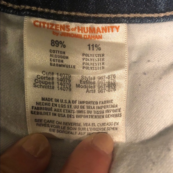 Rare Citizens of Humanity (CoH) Jean Cutt-off Shorts with Raw Waist Size: 28 - Picture 5 of 6